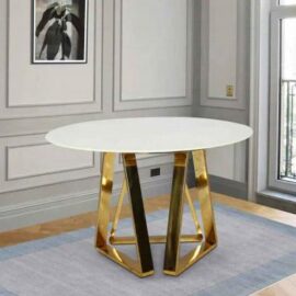 Round Marble Dining Table