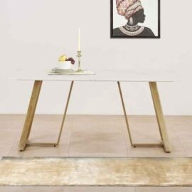 Convivial Metal Dining Table