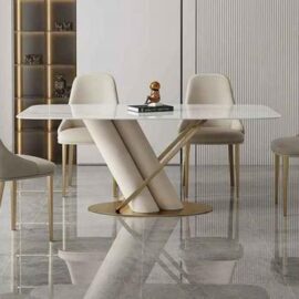 The Modernist Metal Dining Table