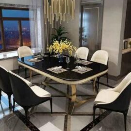 Royale Retreat Metal Dining Table