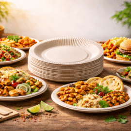 Eco-Friendly Disposable Paper Plates